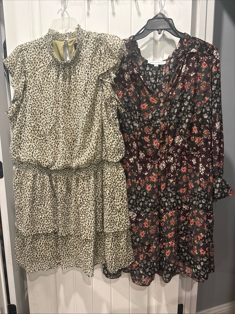 Woman’s Plus Size 3XL Lot Of Two Knee  Length Dresses